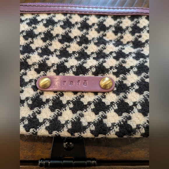 NWOT Rafe New York Houndstooth Wristlet - Picture 3 of 9